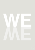 plakat: we me - painters white-Retro-A1two3