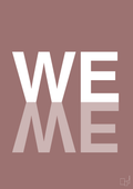 plakat: we me - plum-Retro-A1two3