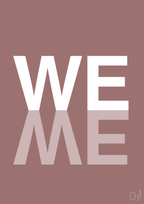 plakat: we me - plum-Retro-A1two3