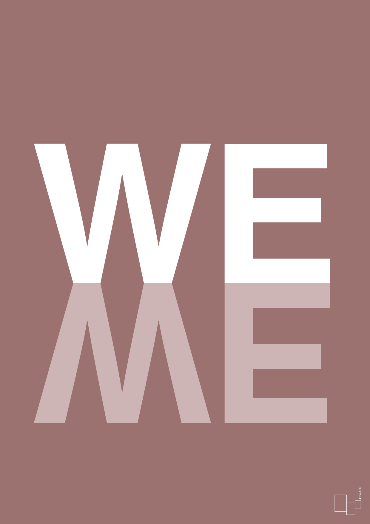plakat: we me - plum-Retro-A1two3