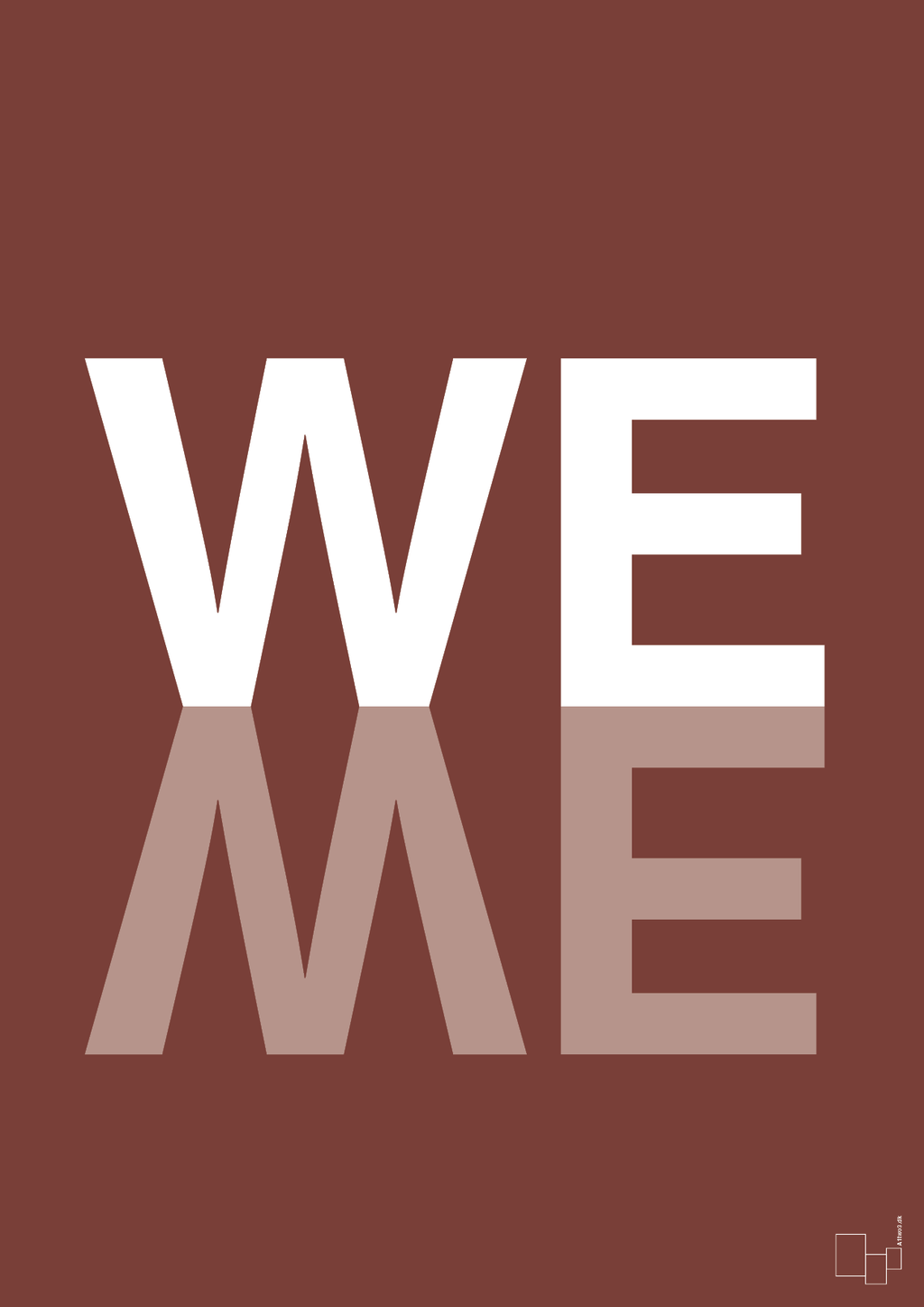 plakat: we me - red pepper-Retro-A1two3
