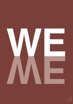 plakat: we me - red pepper-Retro-A1two3