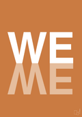 plakat: we me - rumba orange-Retro-A1two3