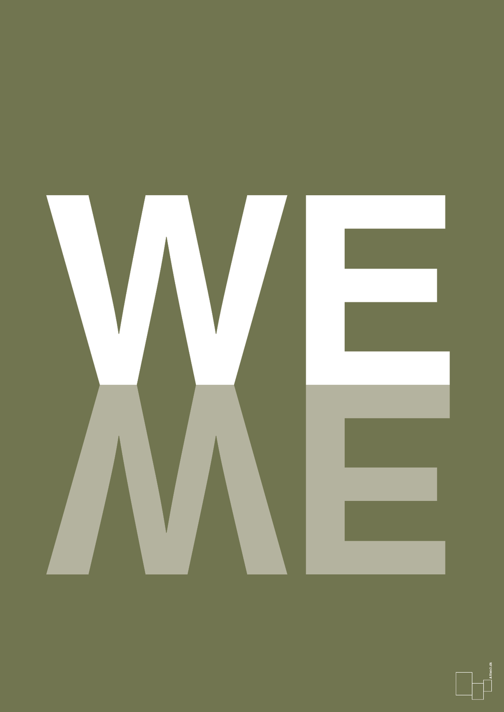plakat: we me - secret meadow-Retro-A1two3