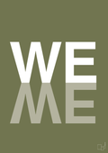 plakat: we me - secret meadow-Retro-A1two3