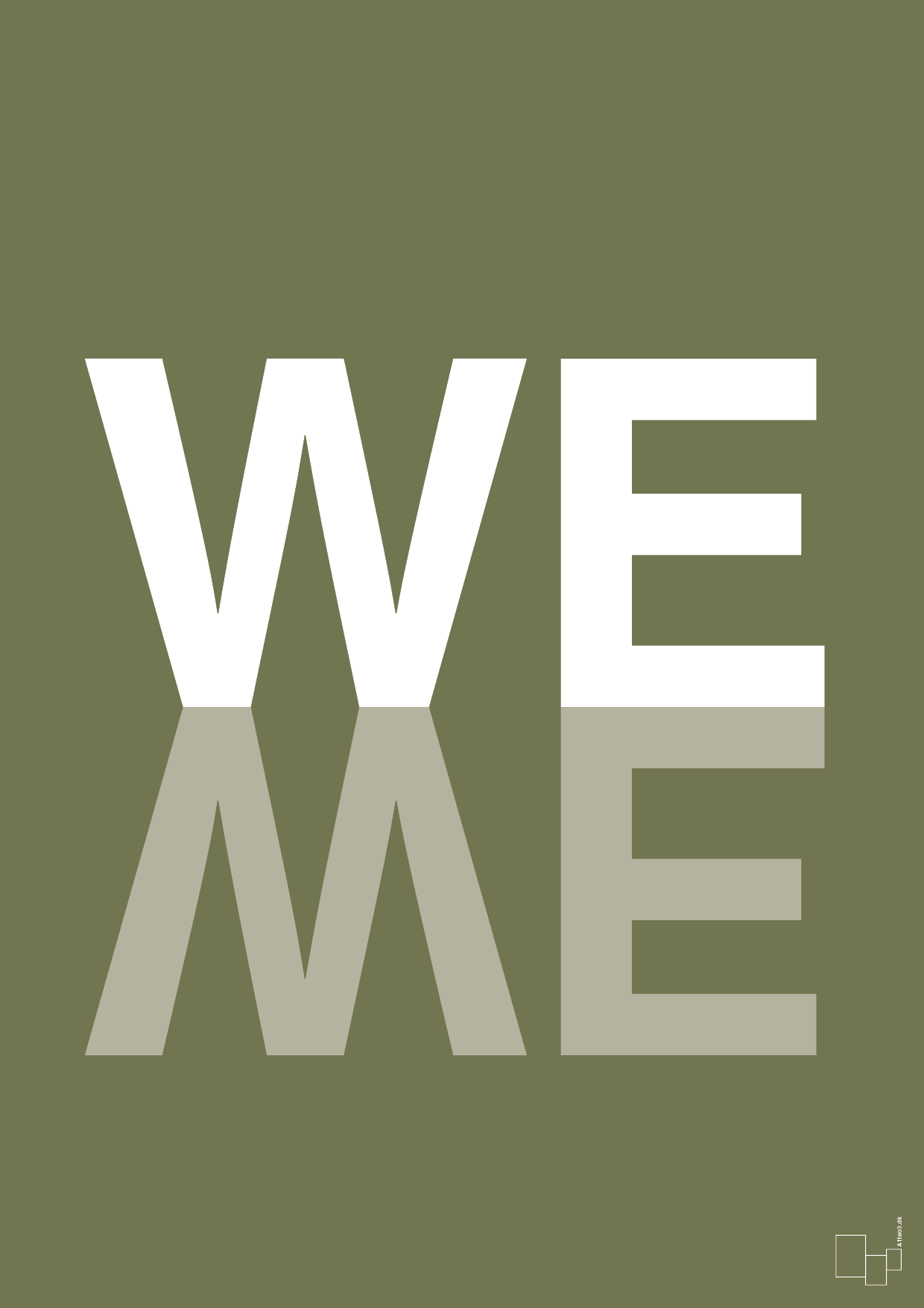 plakat: we me - secret meadow-Retro-A1two3