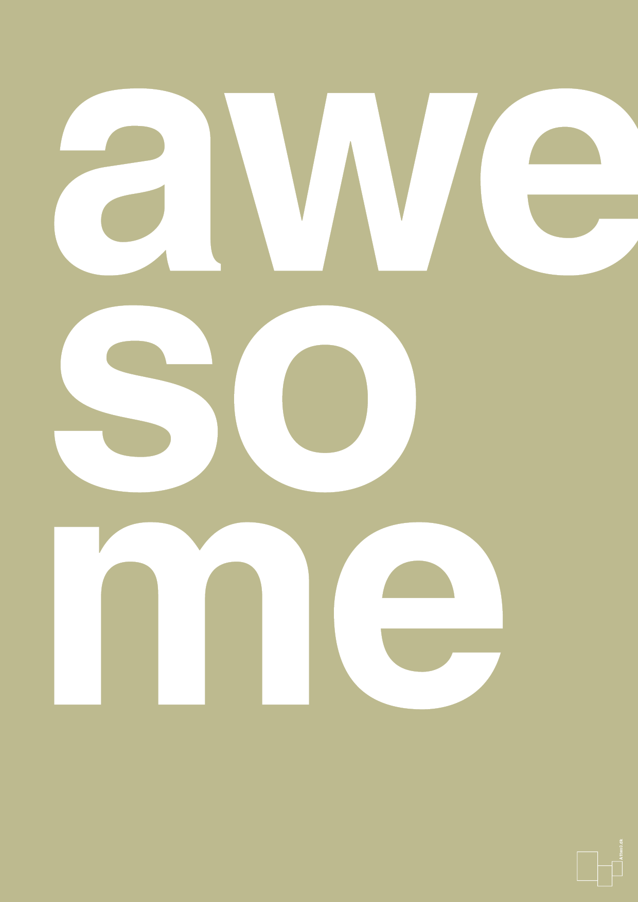 plakat: awesome - back to nature-Retro-A1two3