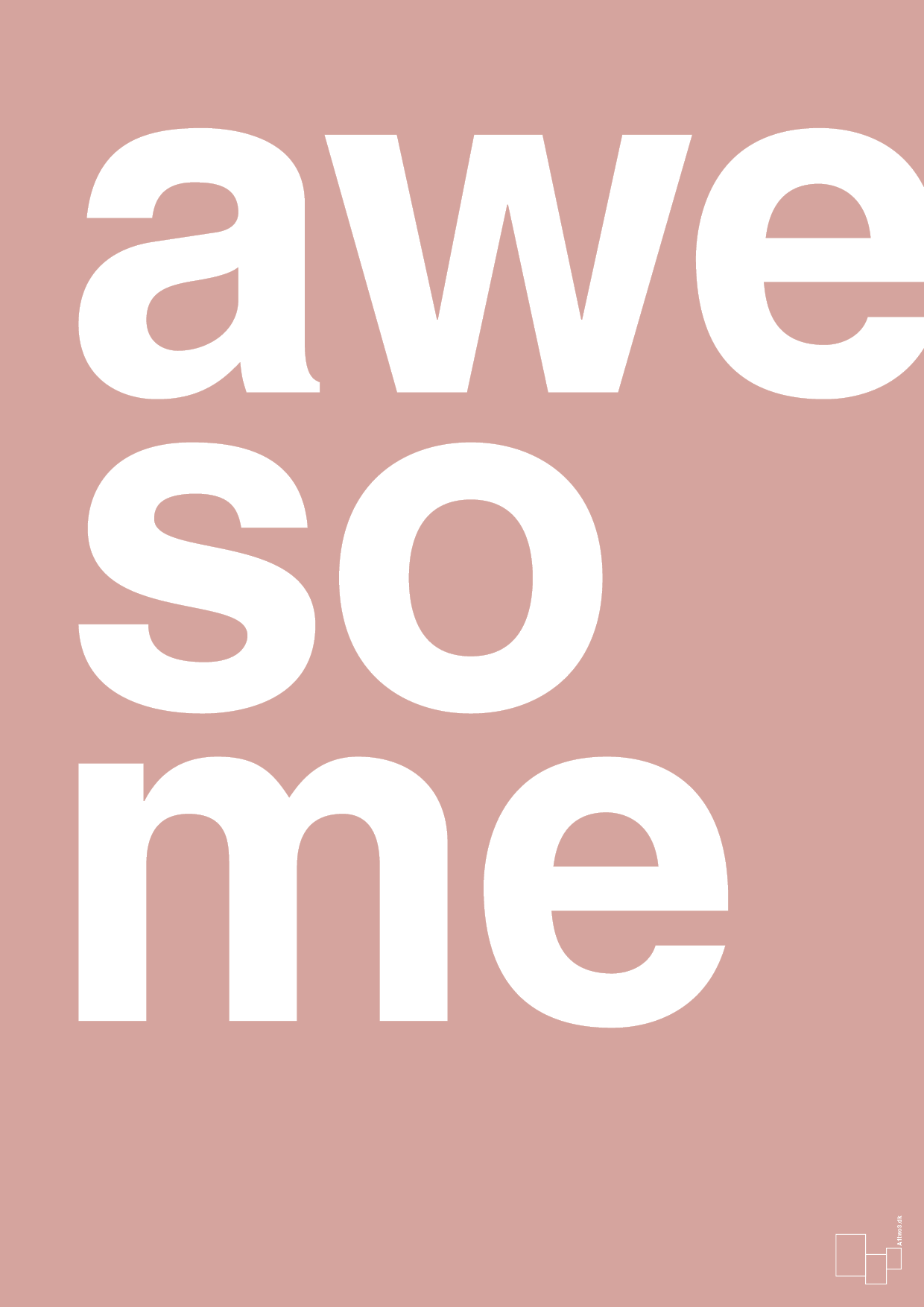 plakat: awesome - bubble shell-Retro-A1two3