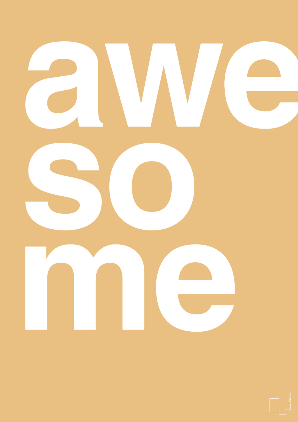 plakat: awesome - charismatic-Retro-A1two3
