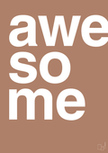 plakat: awesome - cider spice-Retro-A1two3