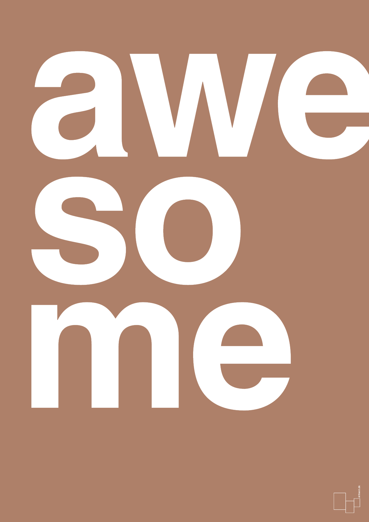 plakat: awesome - cider spice-Retro-A1two3