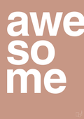 plakat: awesome - powder-Retro-A1two3