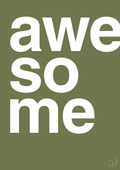 plakat: awesome - secret meadow-Retro-A1two3