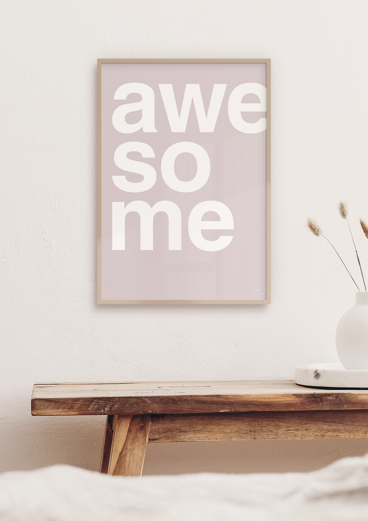 plakat: awesome - plum-Retro-A1two3