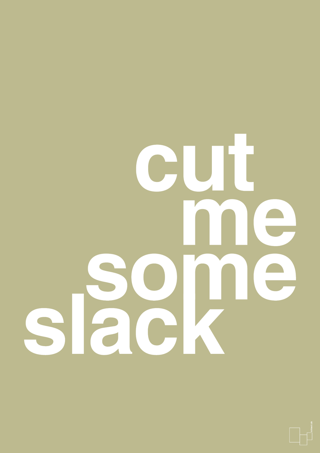 plakat: cut me some slack - back to nature-Livet-A1two3