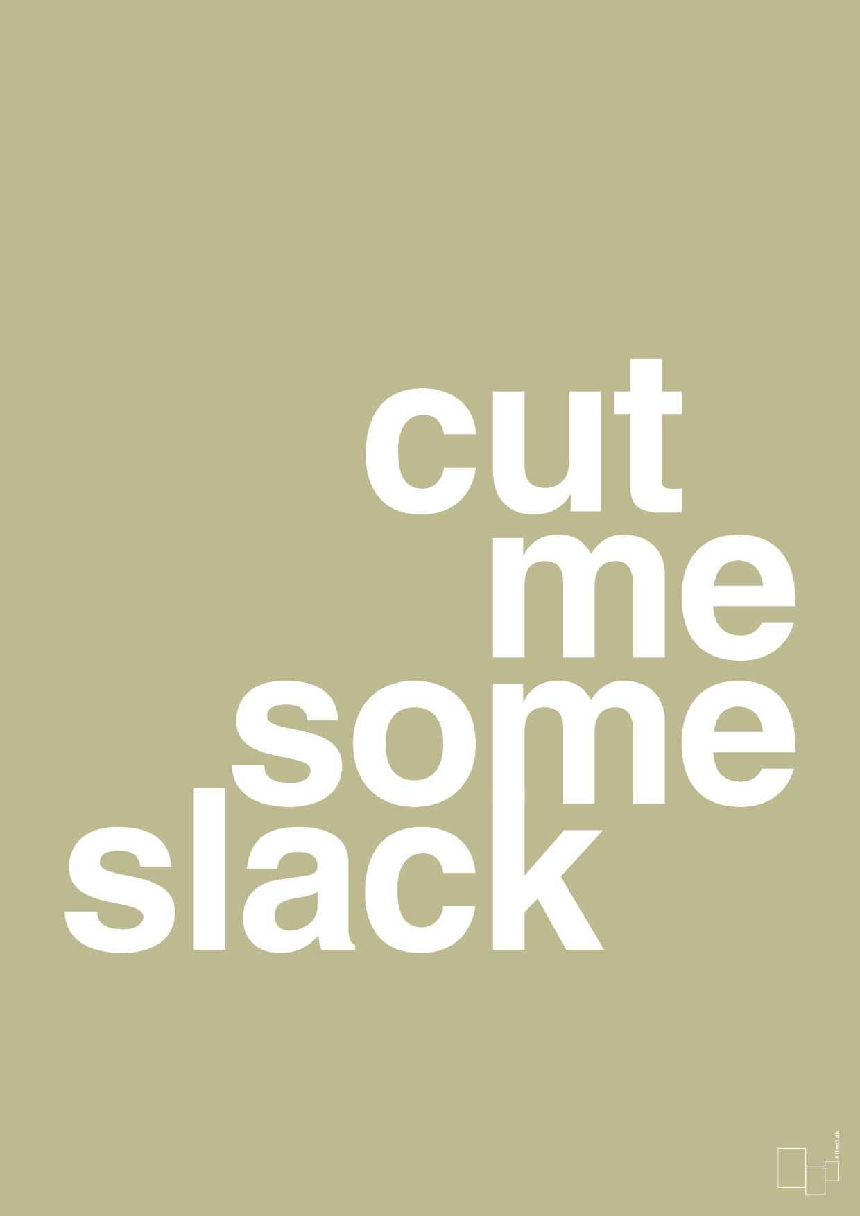 plakat: cut me some slack - back to nature-Livet-A1two3