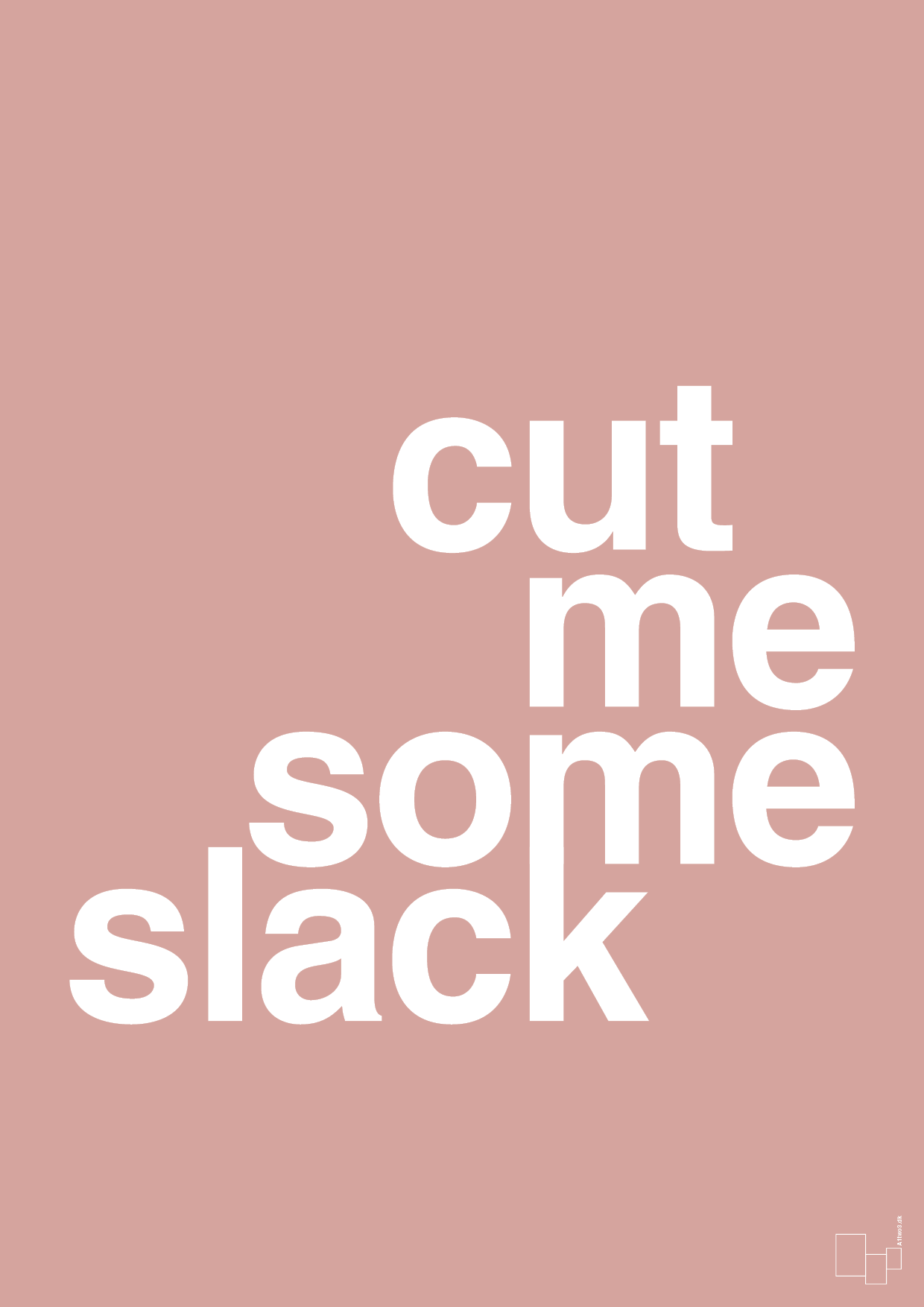 plakat: cut me some slack - bubble shell-Livet-A1two3