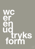 plakat: wc er en udtryksform - battleship gray-Humor-A1two3