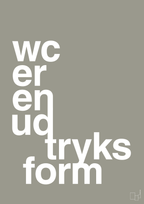 plakat: wc er en udtryksform - battleship gray-Humor-A1two3