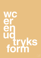 plakat: wc er en udtryksform - charismatic-Humor-A1two3
