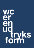plakat: wc er en udtryksform - lapis blue-Humor-A1two3