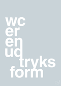 plakat: wc er en udtryksform - light drizzle-Humor-A1two3
