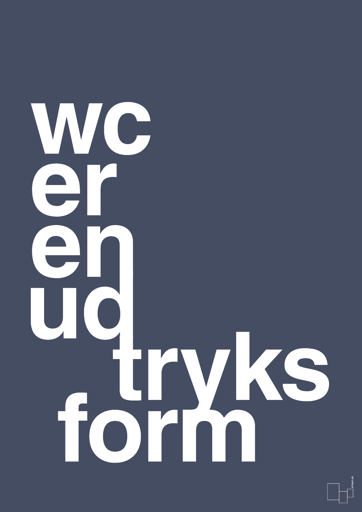 Wc er en udtryksform - petrol-Humor-A1two3