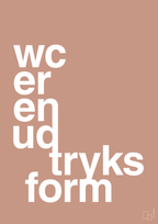 plakat: wc er en udtryksform - powder-Humor-A1two3