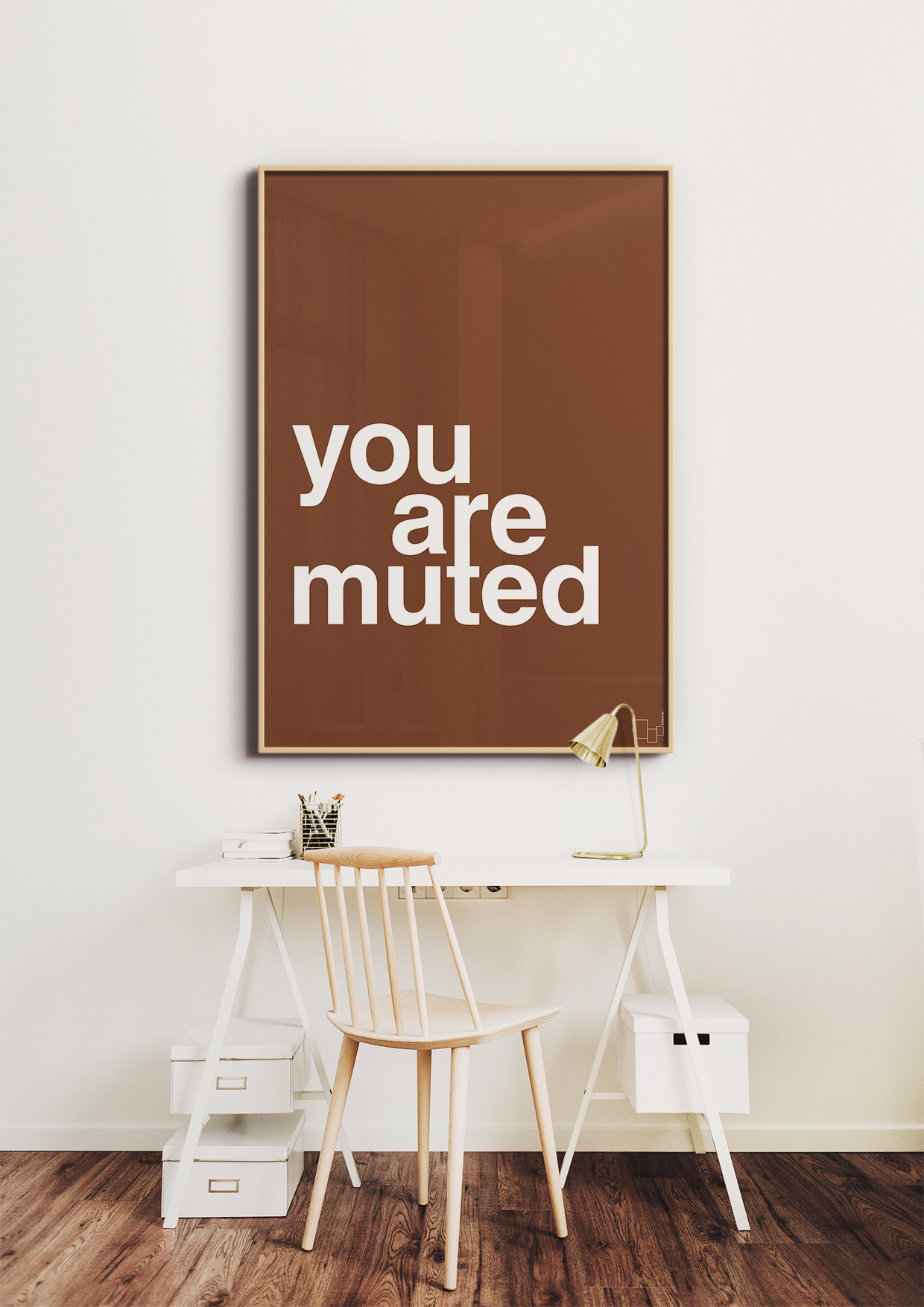 plakat: you are muted - cider spice-Humor-A1two3