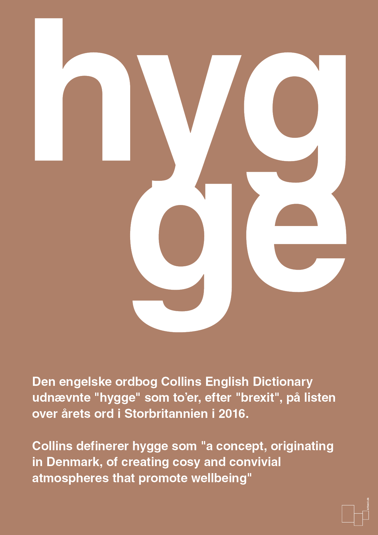 plakat: hygge - cider spice-Retro-A1two3