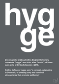 plakat: hygge - graphic charcoal-Retro-A1two3