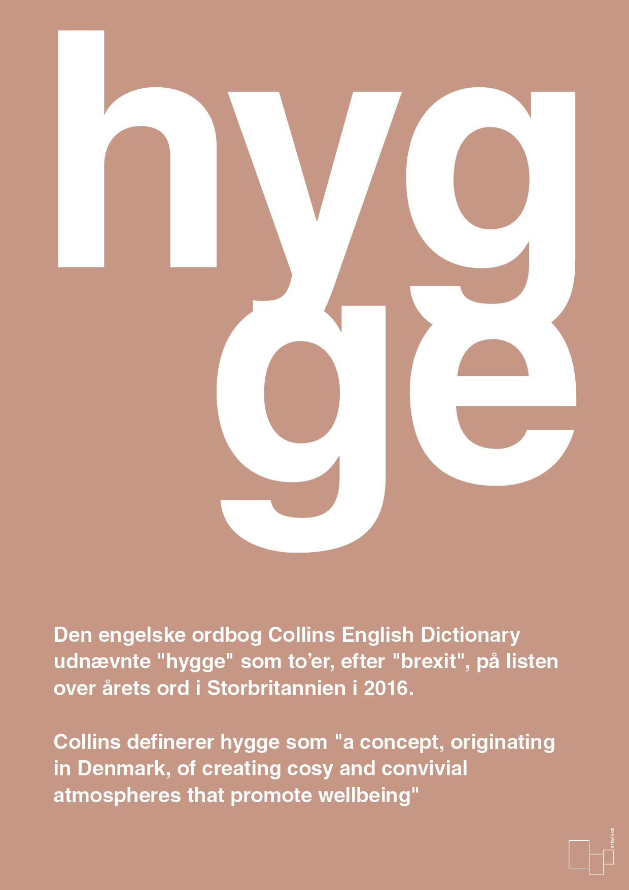 plakat: hygge - powder-Retro-A1two3