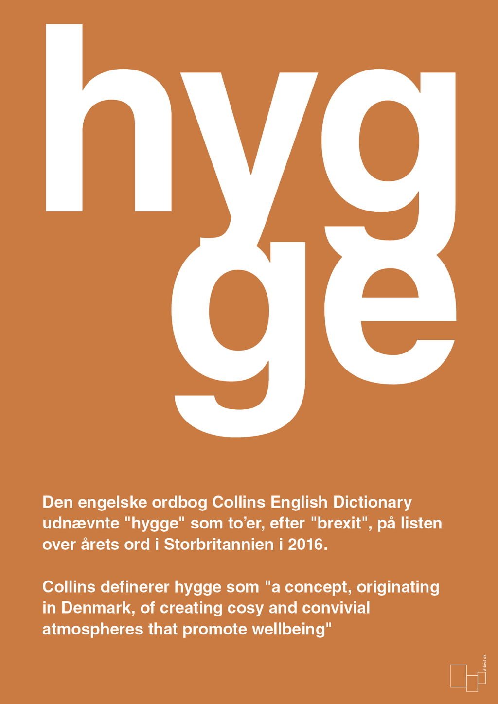 plakat: hygge - rumba orange-Retro-A1two3