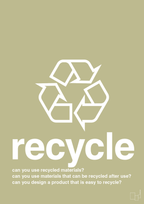 plakat: recycle - back to nature-Miljø-A1two3