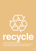 plakat: recycle - charismatic-Miljø-A1two3