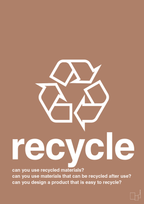 plakat: recycle - cider spice-Miljø-A1two3