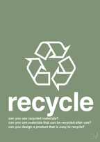 plakat: recycle - jade-Miljø-A1two3