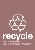 plakat: recycle - plum-Miljø-A1two3