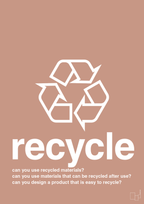 plakat: recycle - powder-Miljø-A1two3