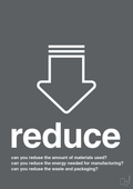 plakat: reduse - graphic charcoal-Miljø-A1two3