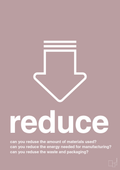 plakat: reduse - light rose-Miljø-A1two3
