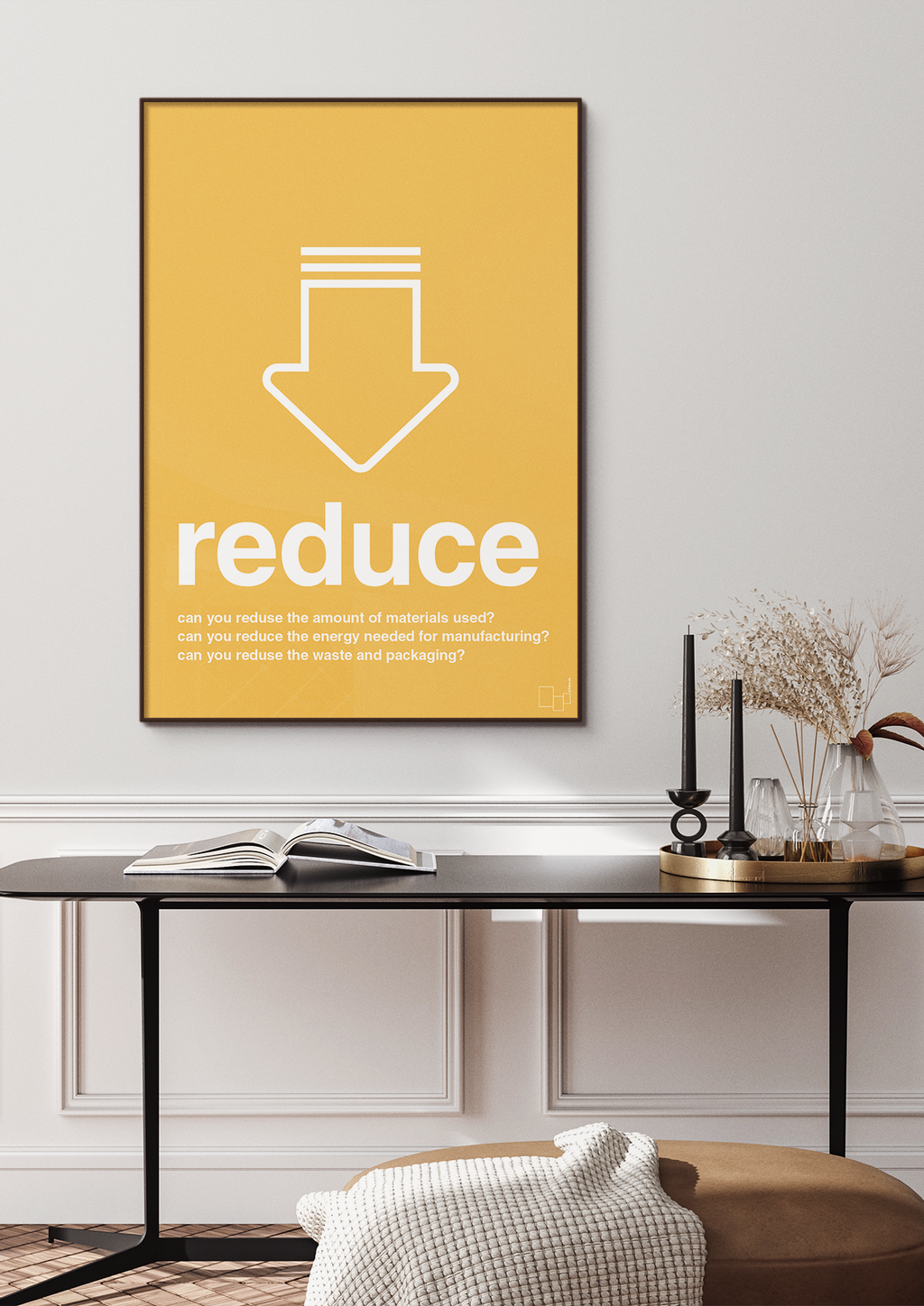 plakat: reduse - red pepper-Miljø-A1two3
