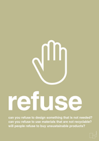plakat: refuse - back to nature-Miljø-A1two3