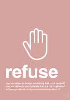 plakat: refuse - bubble shell-Miljø-A1two3