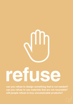 plakat: refuse - charismatic-Miljø-A1two3