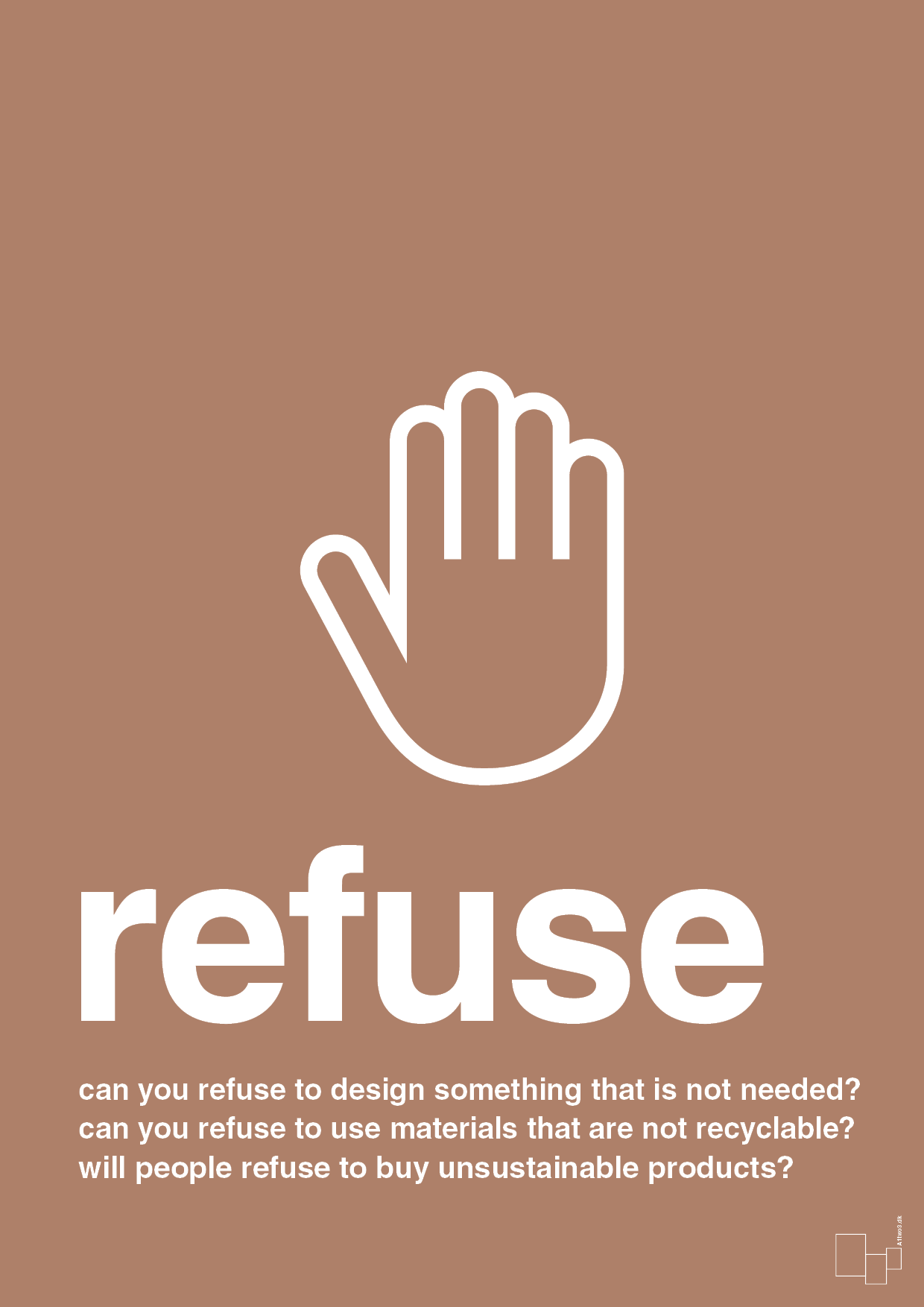 plakat: refuse - cider spice-Miljø-A1two3