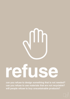 plakat: refuse - creamy mushroom-Miljø-A1two3