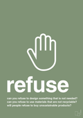 plakat: refuse - jade-Miljø-A1two3