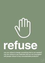 plakat: refuse - jade-Miljø-A1two3