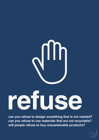 plakat: refuse